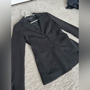 Atelier by Teenflo Classic Black Blazer with shoulder pads